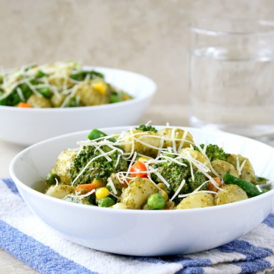 Creamy Pesto Gnocchi