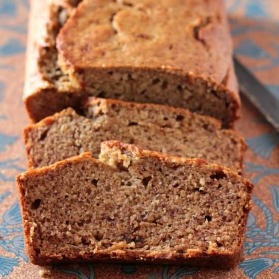Easy No Mixer Banana Bread