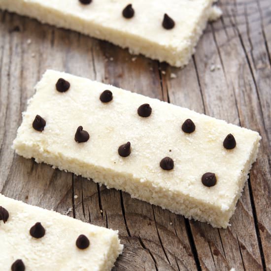 No Bake Coconut Protein Bars