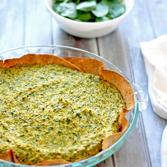Spinach and Artichoke Quiche