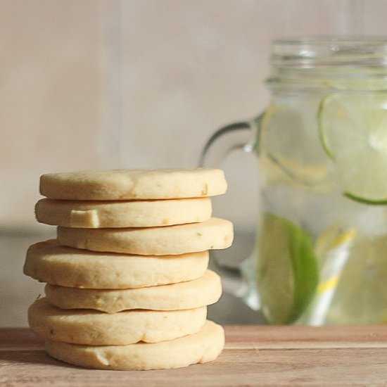 Lemon & Lime Shortbread Cookies