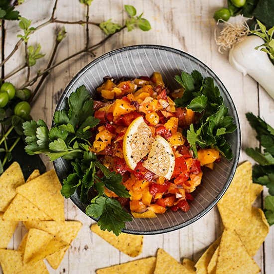 Bunte Gemüse Salsa