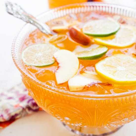 Spiked Peach Punch