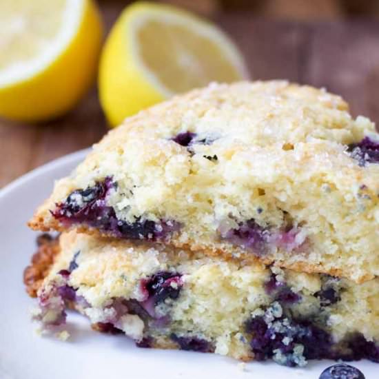 Lemon Blueberry Scones
