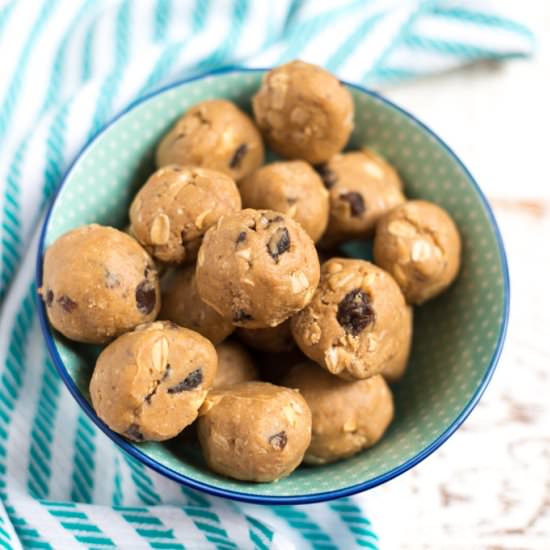 One-Bowl Monster Cookie Dough Bites
