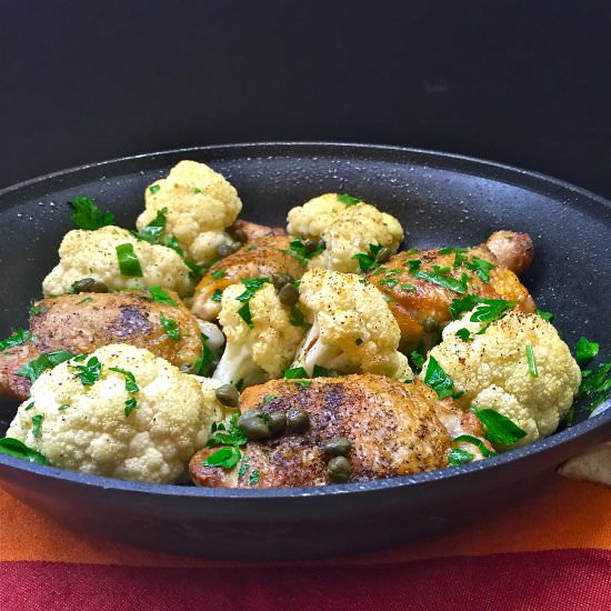 Chicken and Cauliflower Skillet
