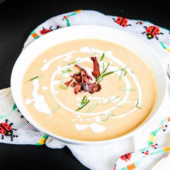Parsnip, Chestnut and Apple Soup