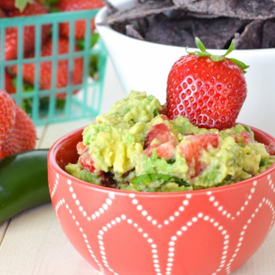 Strawberry Jalapeno Guacamole