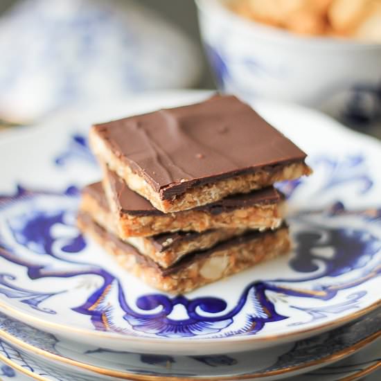 Toasted Cashew Candy Bars