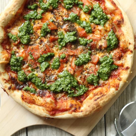 Cast-Iron Margherita Pizza