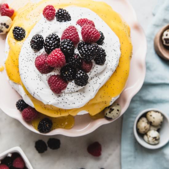 Passion Fruit Pavlova