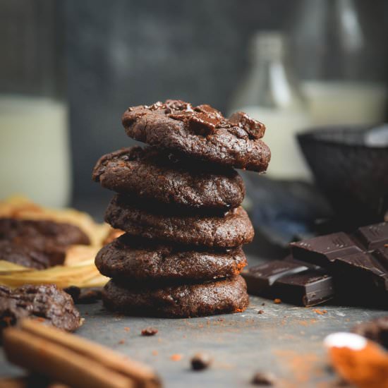Choc Java Chip Fudge Cookies