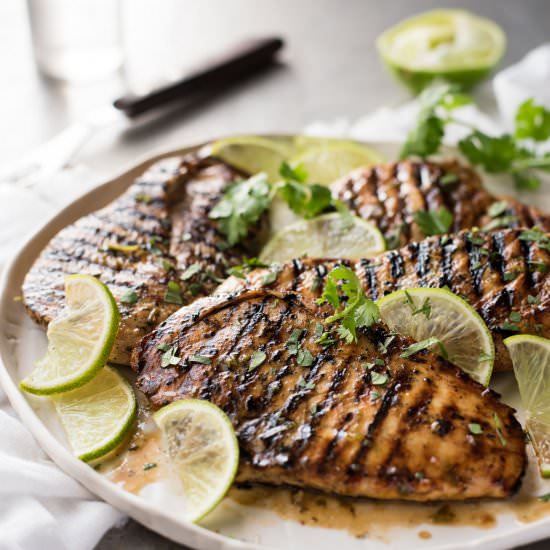 LIME MARINATED GRILLED CHICKEN
