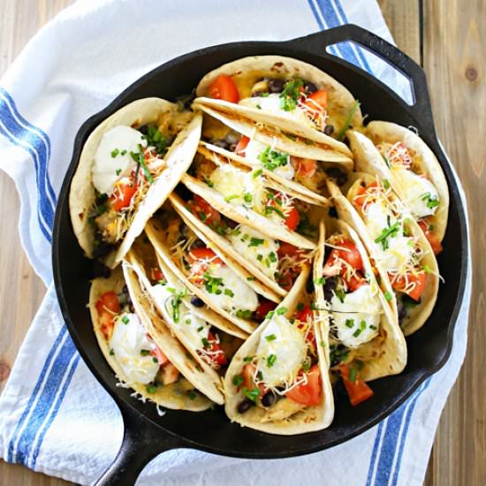 Baked Chicken Street Tacos
