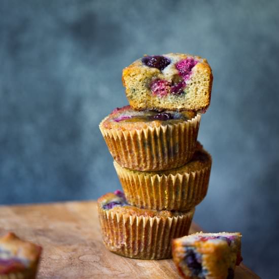 Mixed Berry Muffins
