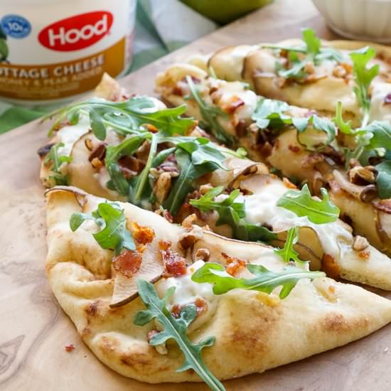 Honey Pear Bacon Flatbread