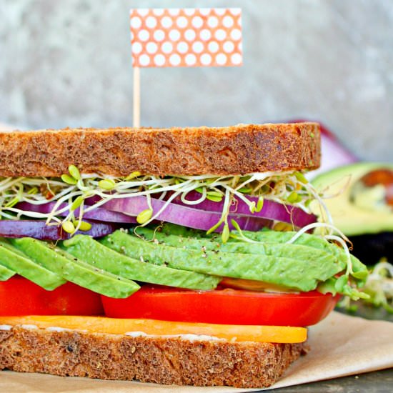 Gourmet Veggie Sandwich
