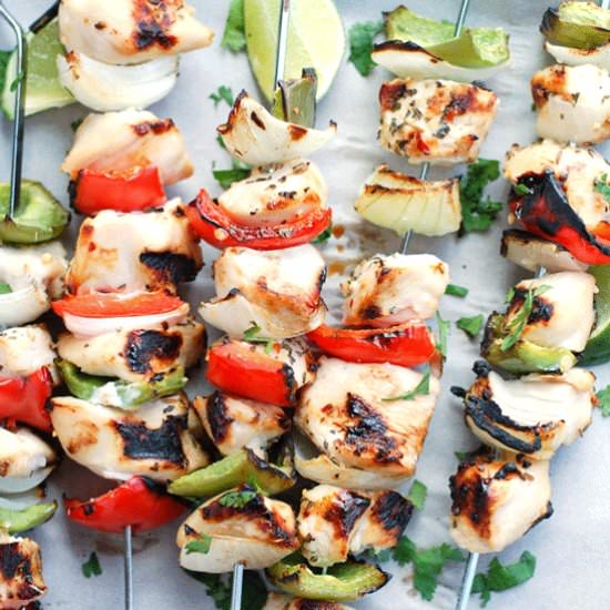 Margarita Chicken Fajitas