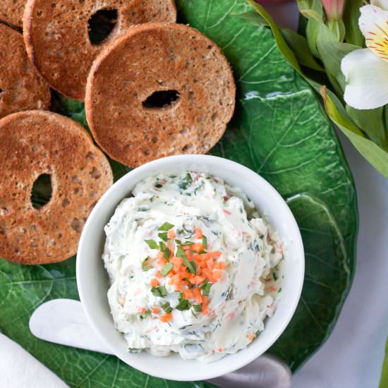 Homemade Veggie Cream Cheese