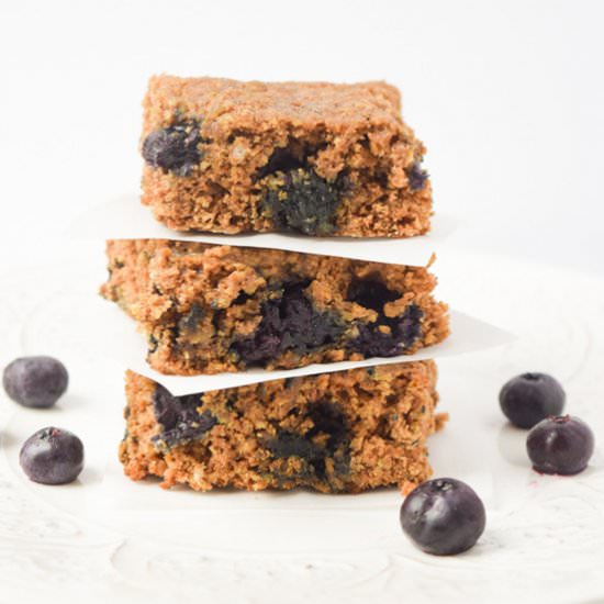 Healthy Blueberry Oat Breakfast Bar