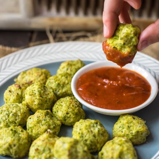 Cheese Cauliflower Broccoli Tots
