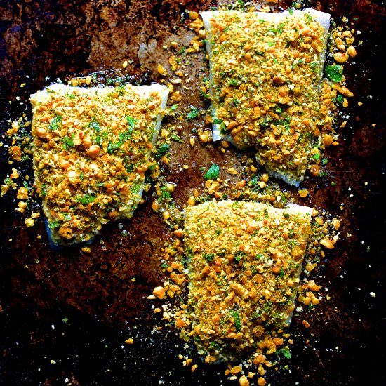 Curried Chickpea Barramundi
