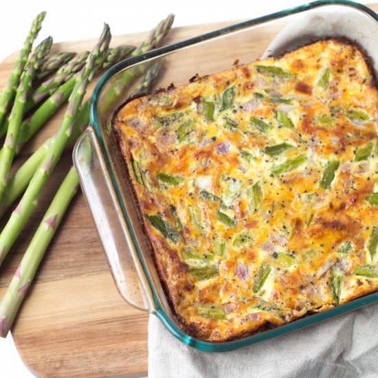 Ham and Asparagus Frittata
