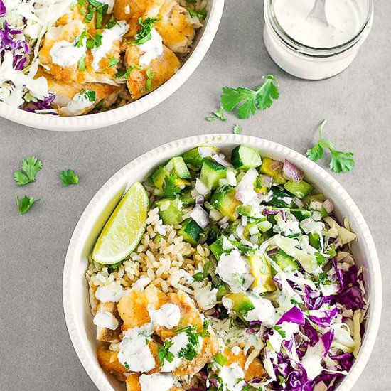 Fish Taco Bowls