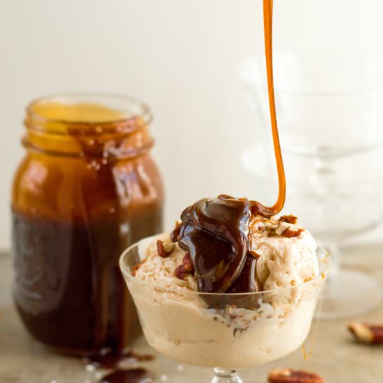 Vegan Salted Caramel Sauce