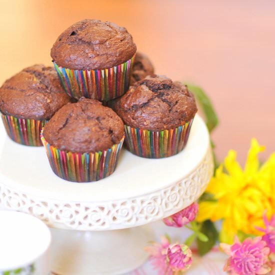 Chocolate Chip Banana Muffins
