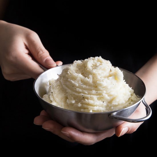 Butter Garlic Mashed Potatoes