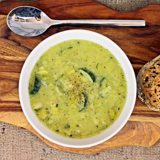 Leek & Courgette Soup