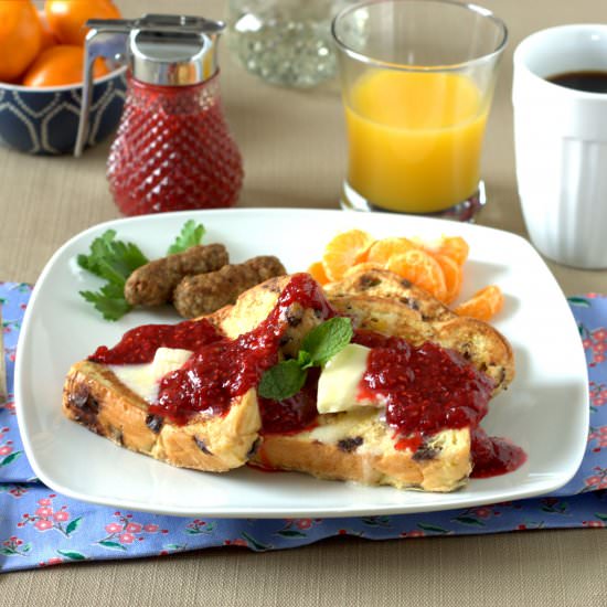 Raspberry-Rhubarb Sauce