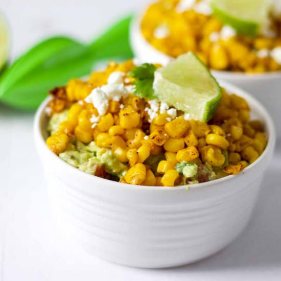 Roasted Corn Guacamole