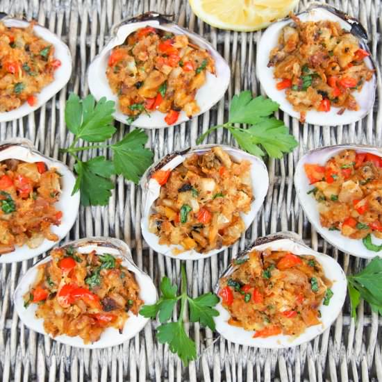 New England Style Stuffed Clams