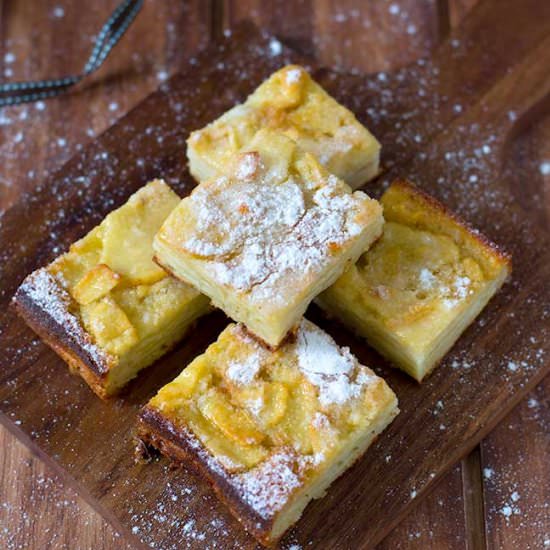 Custardy Apple Squares