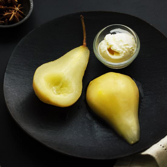 Pears with Anise and Ginger