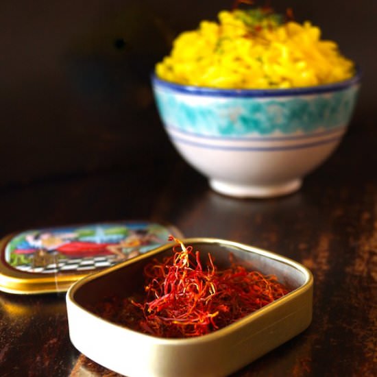 Saffron Basmati Rice with Dill