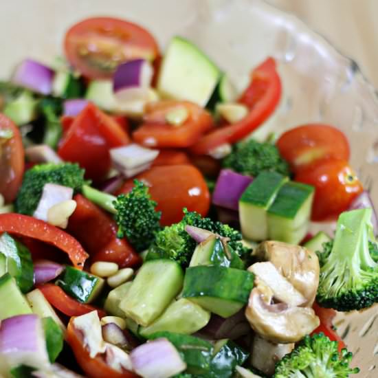 Vegetable Salad Balsamic Dressing