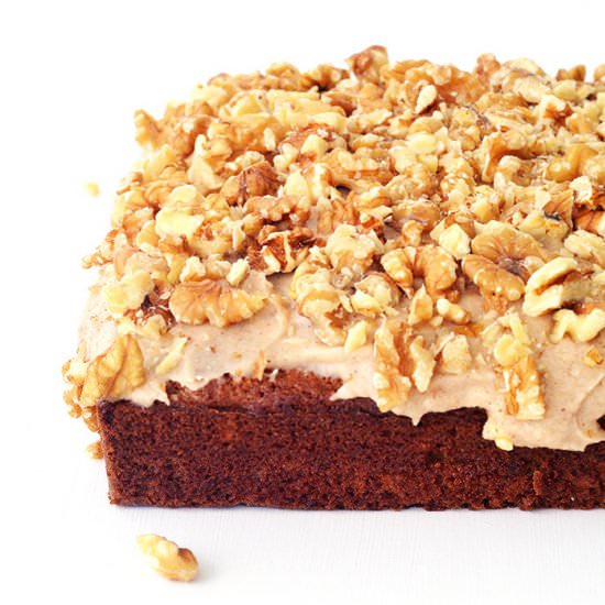 Banana Walnut Snack Cake