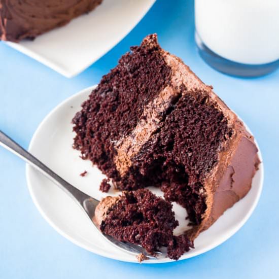 Double Chocolate Layer Cake