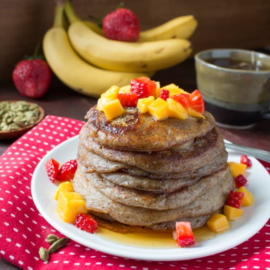 Gluten-Free Cardamom Banana Pancake