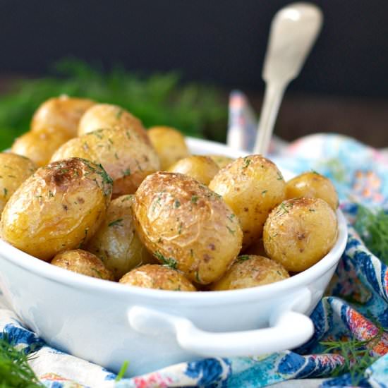 Buttered Dilly New Potatoes