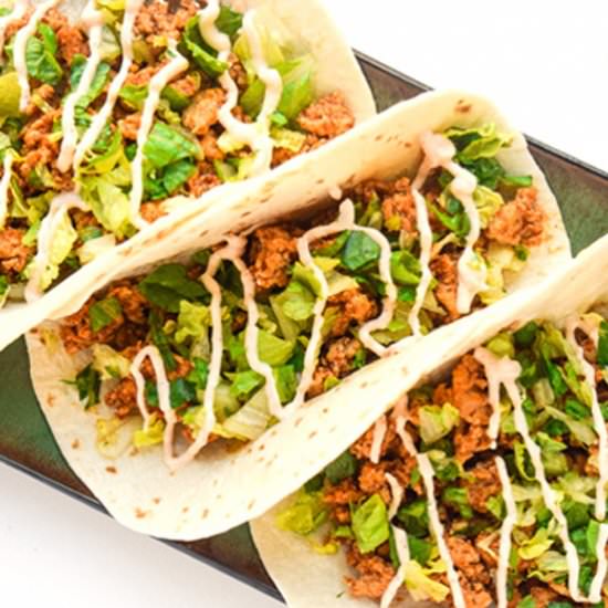 Chipotle Lime Chicken Tacos