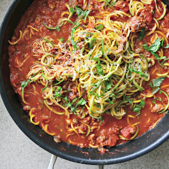 Zoodles Bolognese