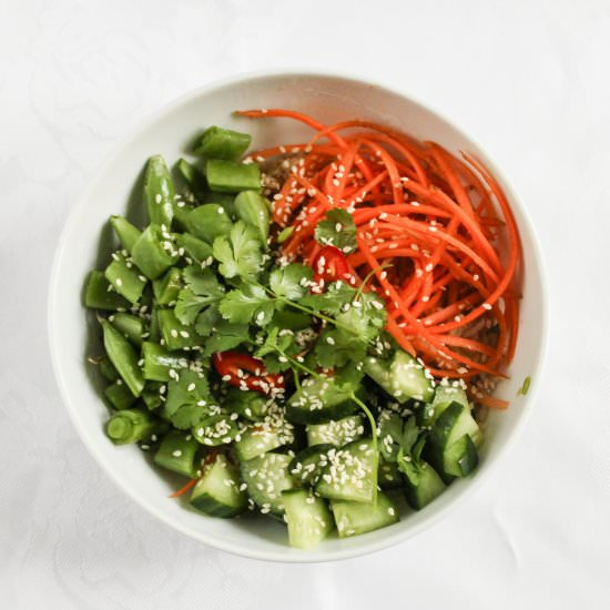 Buddha Bowl with Chinese Flavours