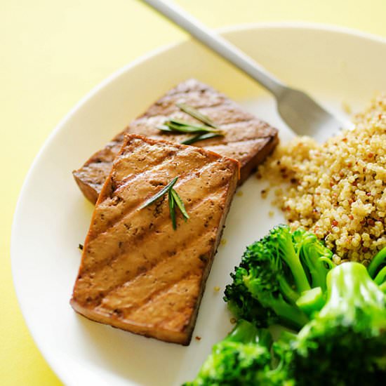 Rosemary Coffee Marinated Tofu