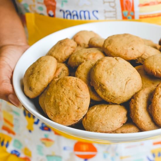 Triple Ginger Shortbread Cookies