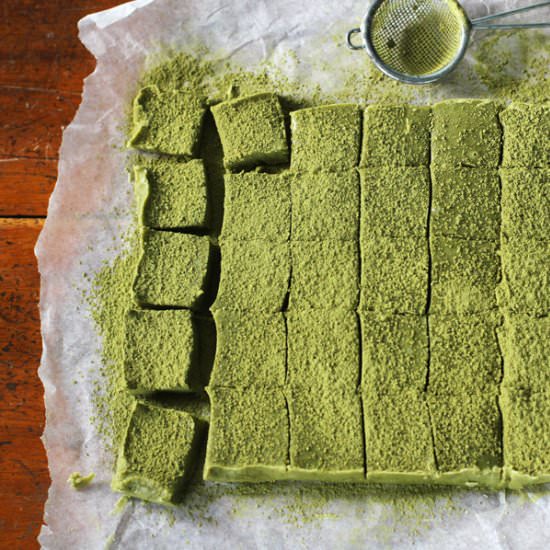 Homemade Matcha Nama Chocolate
