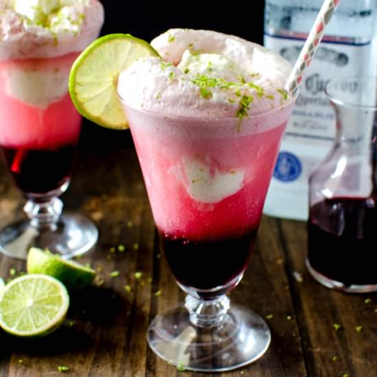 Margarita Ice Cream Float